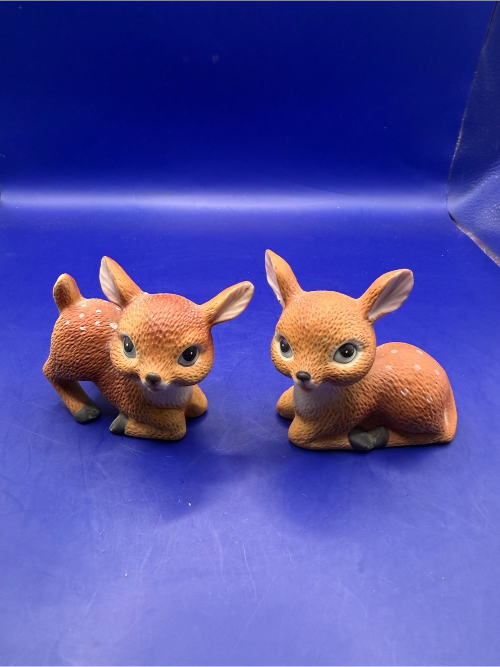 Homco Set of 2 Deer Figurines